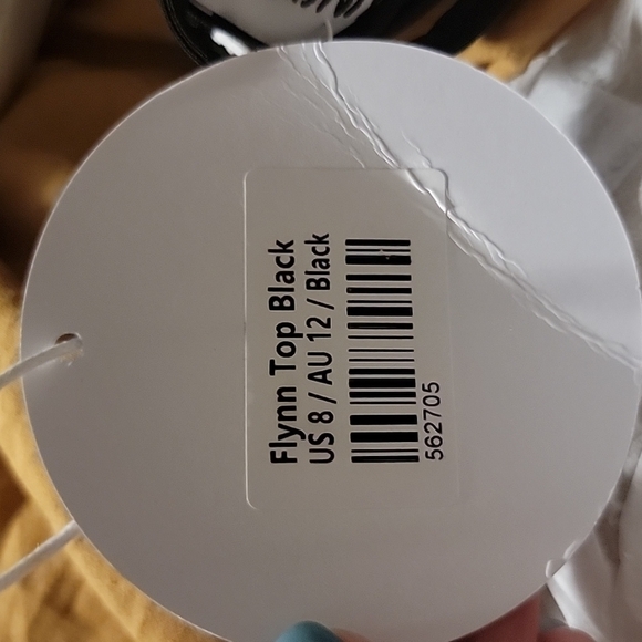 Princess POLLY  FLYNN TOP BLACK - Picture 4 of 5